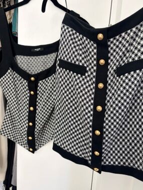 Balmain Matching Skirt Set